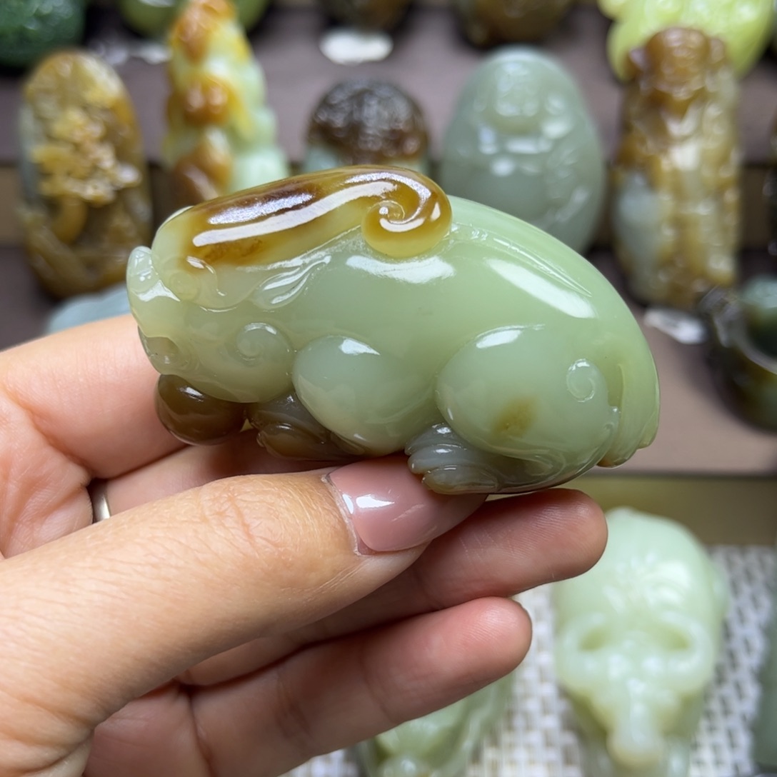 和田玉把件未镶嵌芯***工