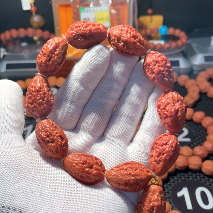 核桃手串麒麟角1.8尺寸