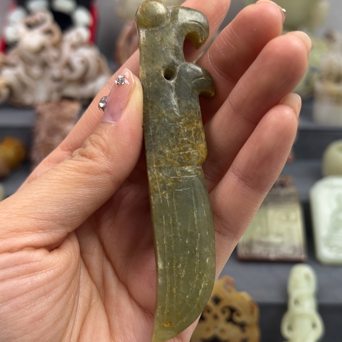 和田玉未镶嵌颈饰鉴古藏珍鉴古藏珍