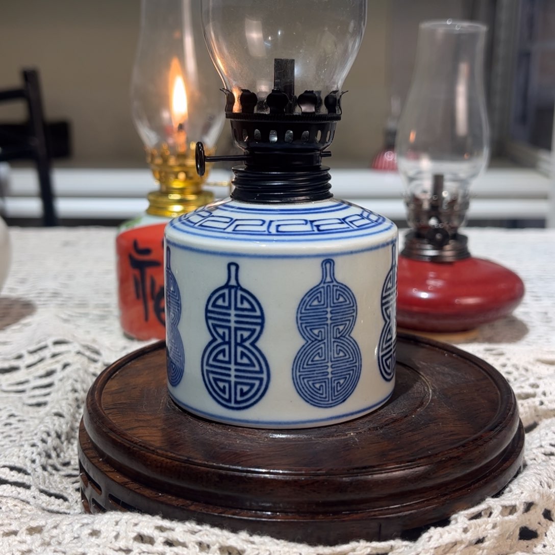 摆件景德镇陶瓷香薰灯