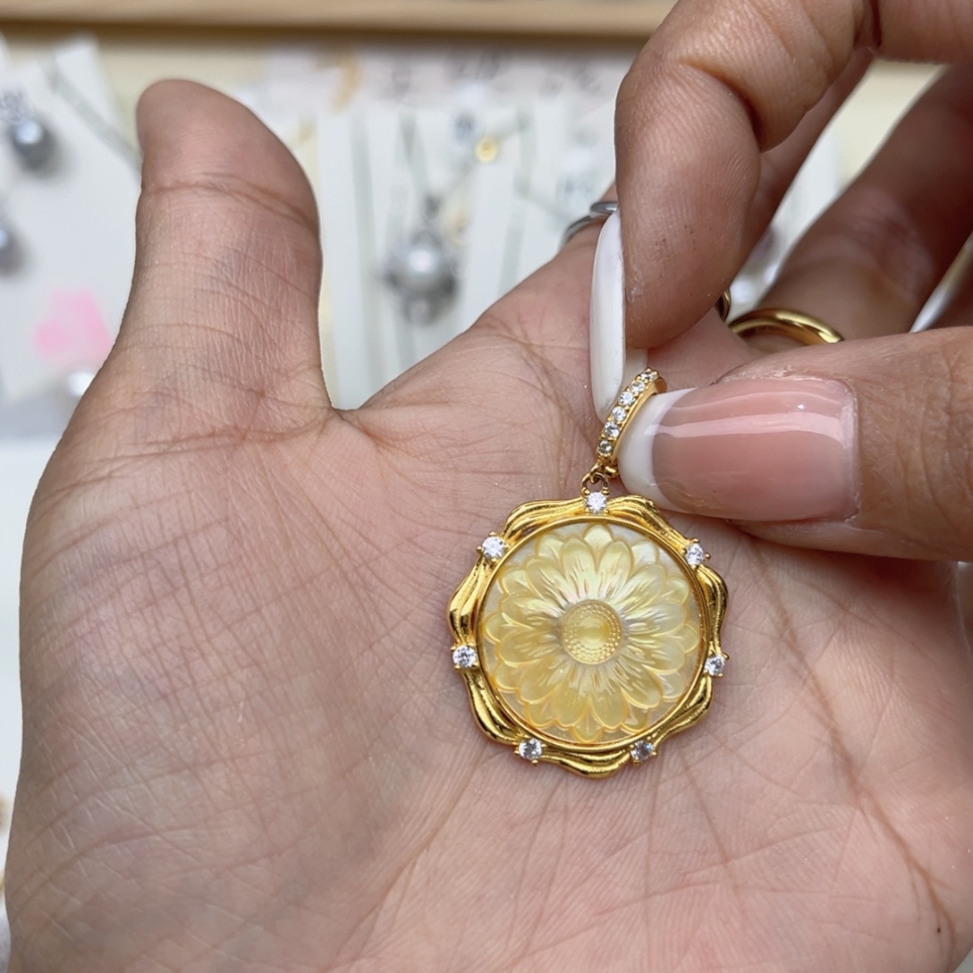 梧***董淡水珍珠戒指银S925镶嵌