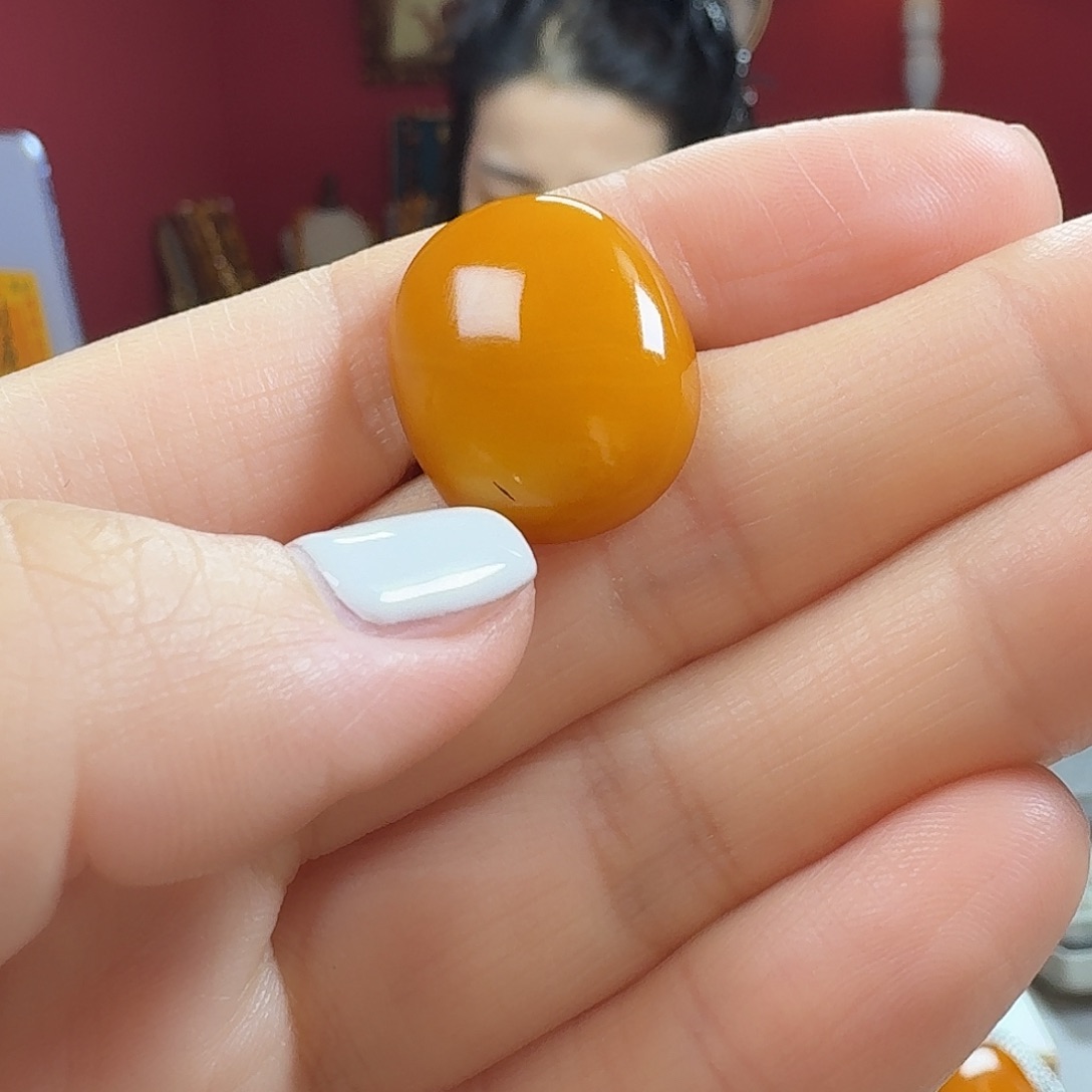 蜜蜡银S925镶嵌手链戒指