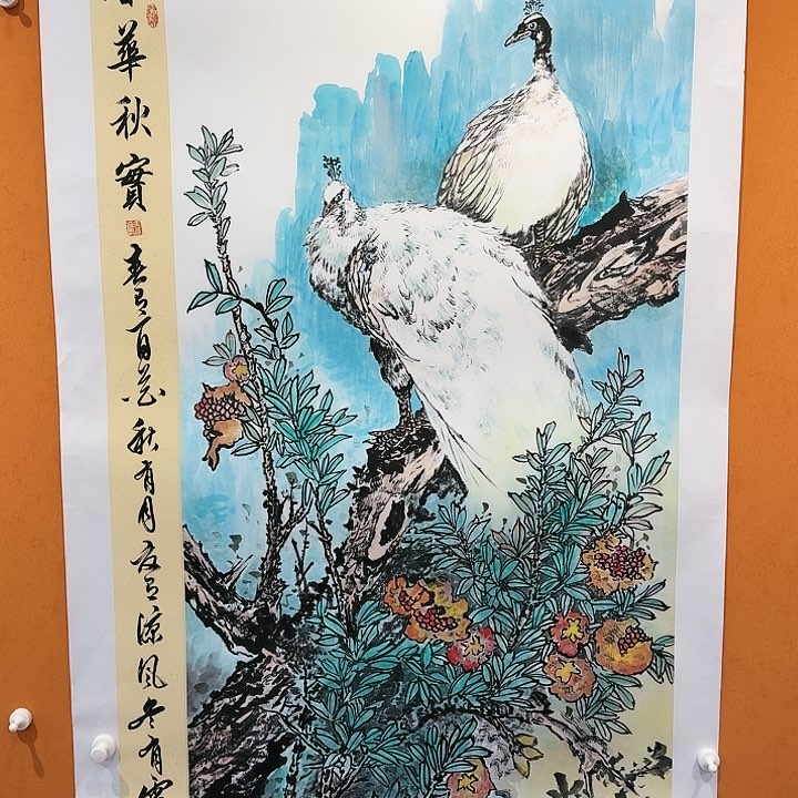 国画书法作品多次参加