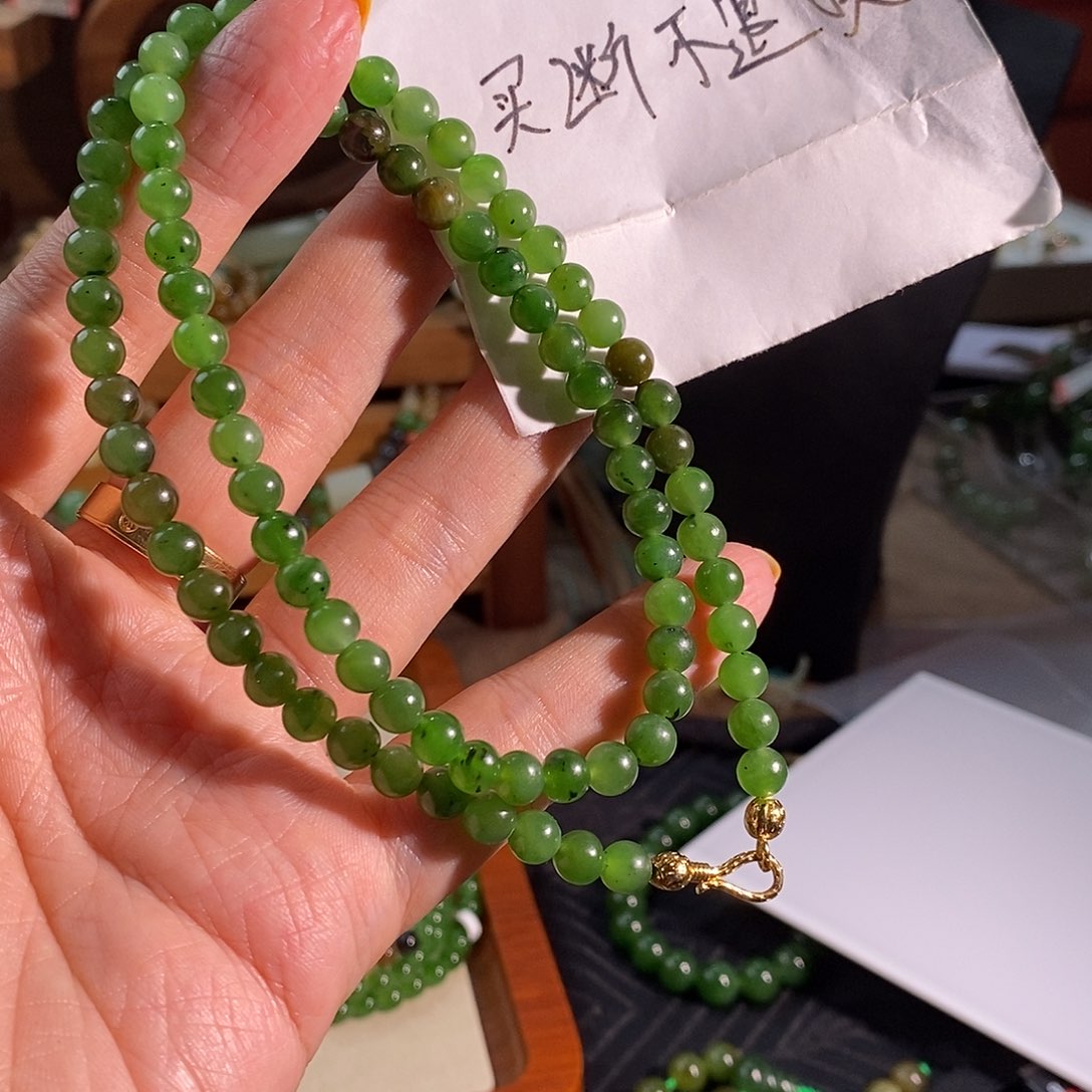 和田玉未镶嵌手链买断不退不换