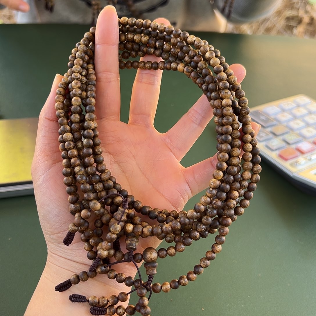 沉香手串乌身卡0.5多样性一条