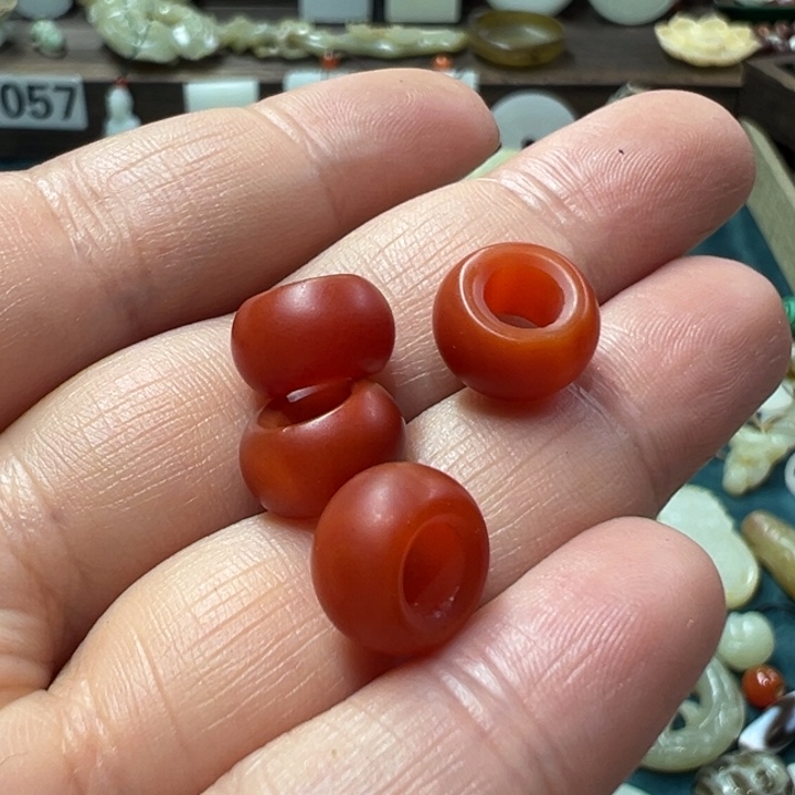 南红玛瑙手链未镶嵌
