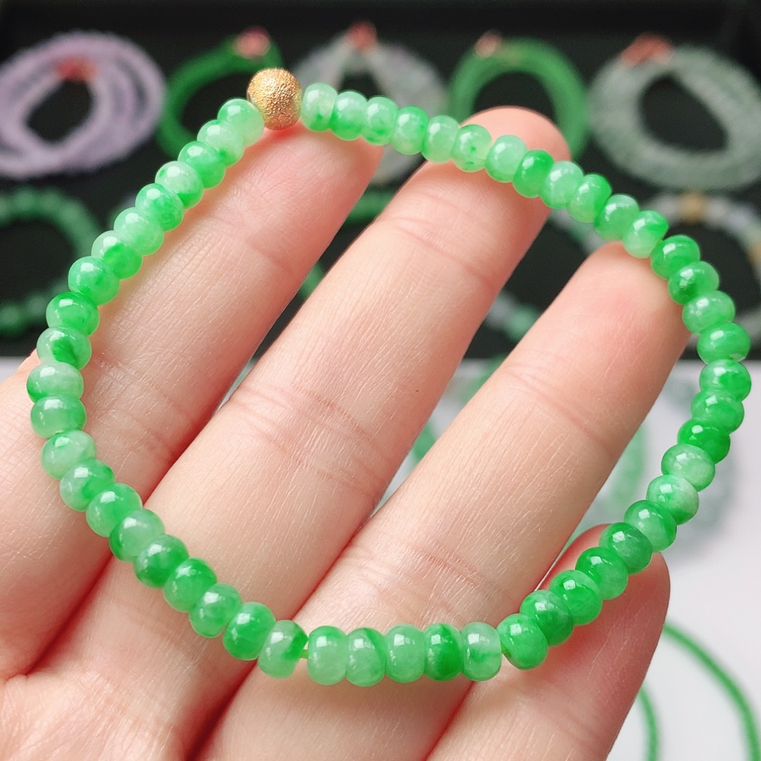 翡翠未镶嵌手链翡翠