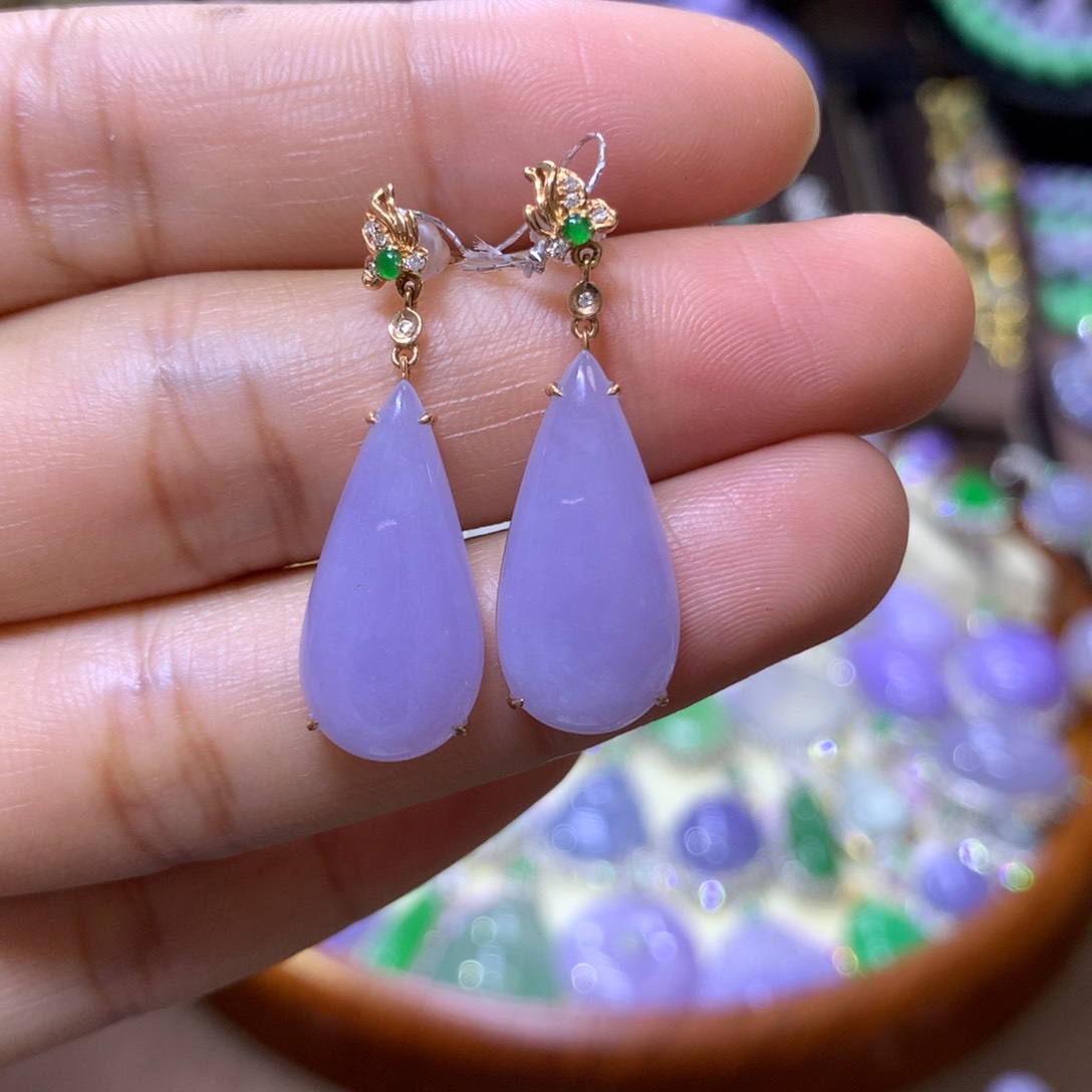 【闪购商品】翡翠颈饰18K金镶嵌翡翠