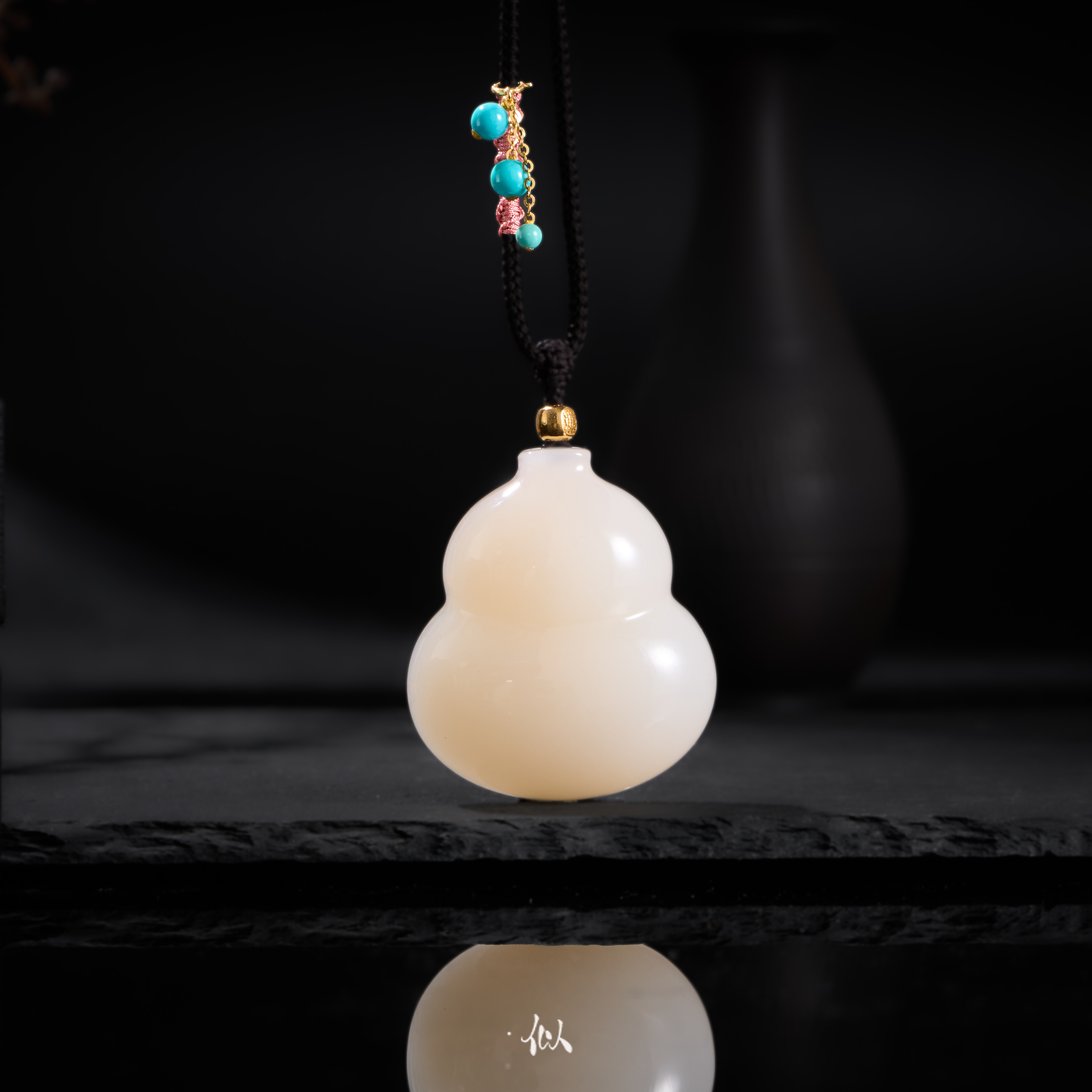 L【藕福】·似梓珠宝· 18K藕粉葫芦吊坠   XYGD9990791-C