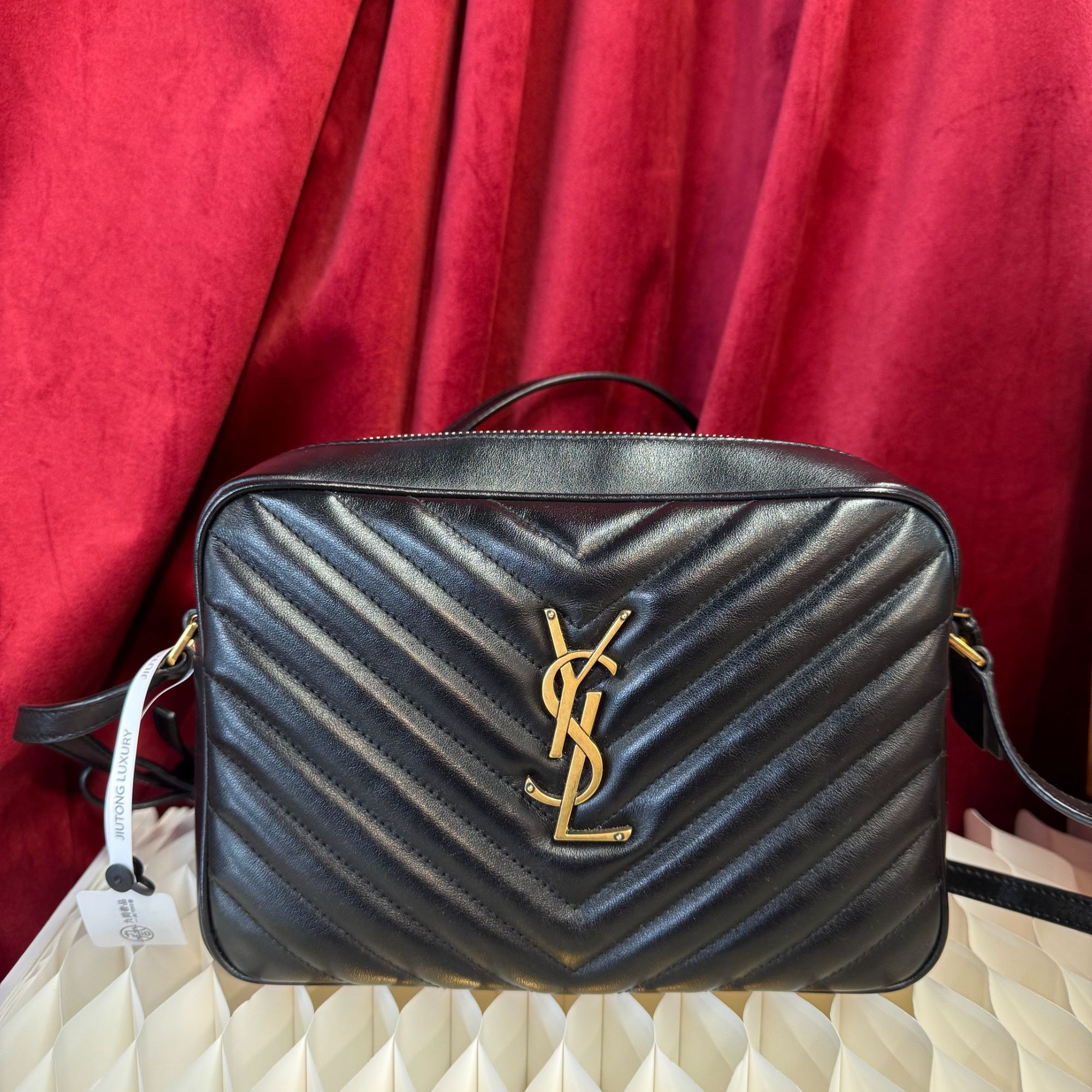 95新 YSL/圣罗兰 流苏相机包/单肩包/2447