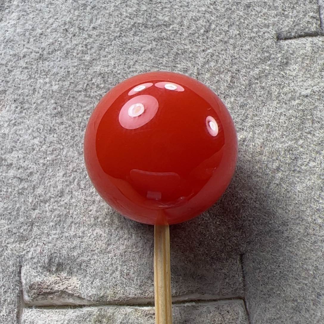 南红玛瑙16中洞子圆珠未镶嵌