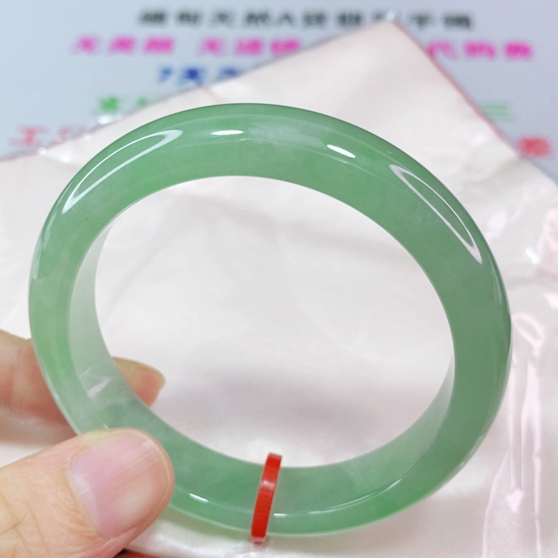 未镶嵌手镯翡翠54.8圈口正圈