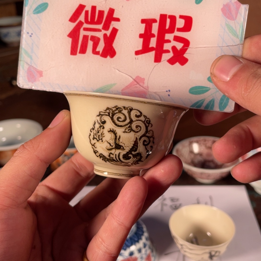 摆件陶瓷景德镇陶瓷老陶