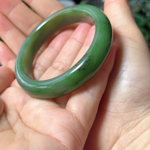 和田玉（碧玉）手镯未镶嵌