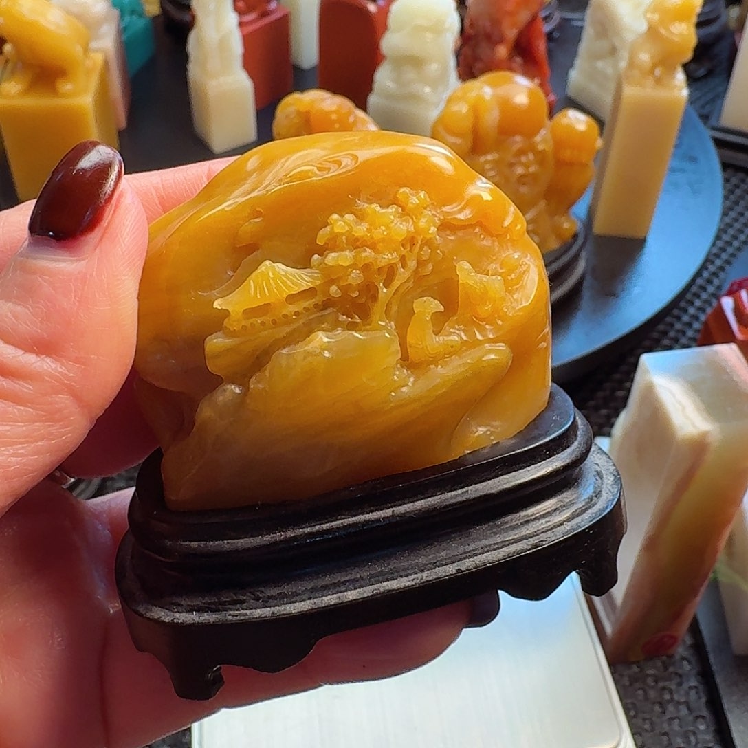 寿山石印石老挝石