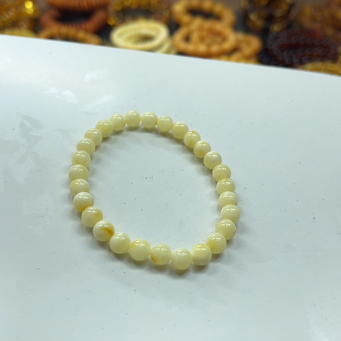 蜜蜡未镶嵌手串蜜蜡手串