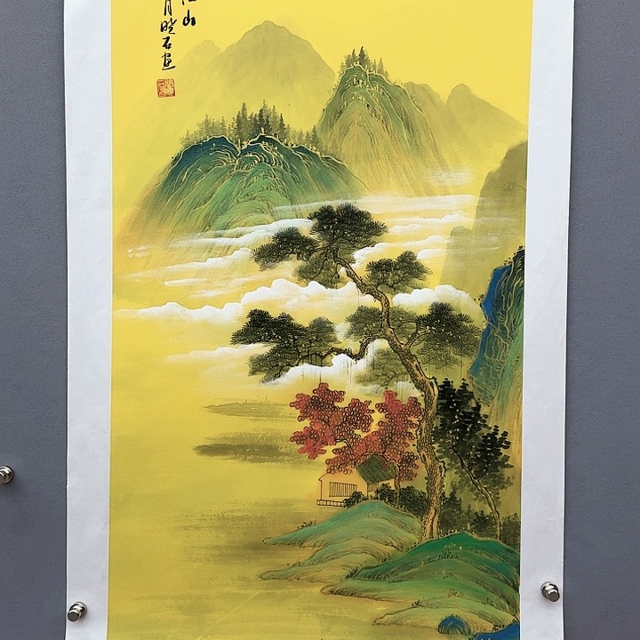 国画书法作品多次参加