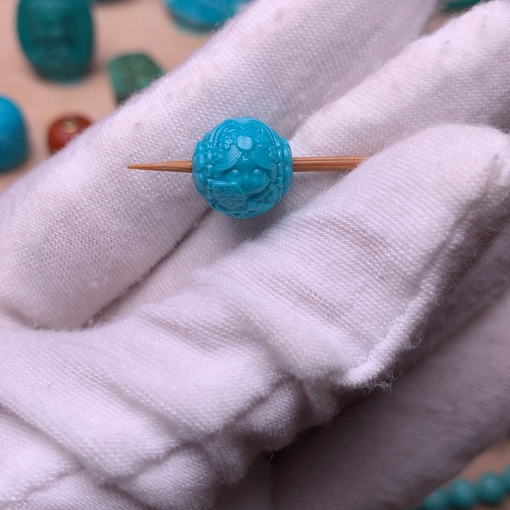 绿松石扎基11.2未镶嵌温****具