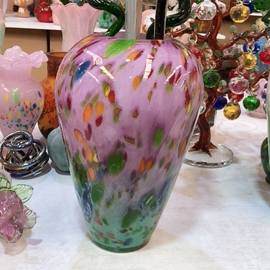 无铅玻璃花瓶高31厘米口径9厘米