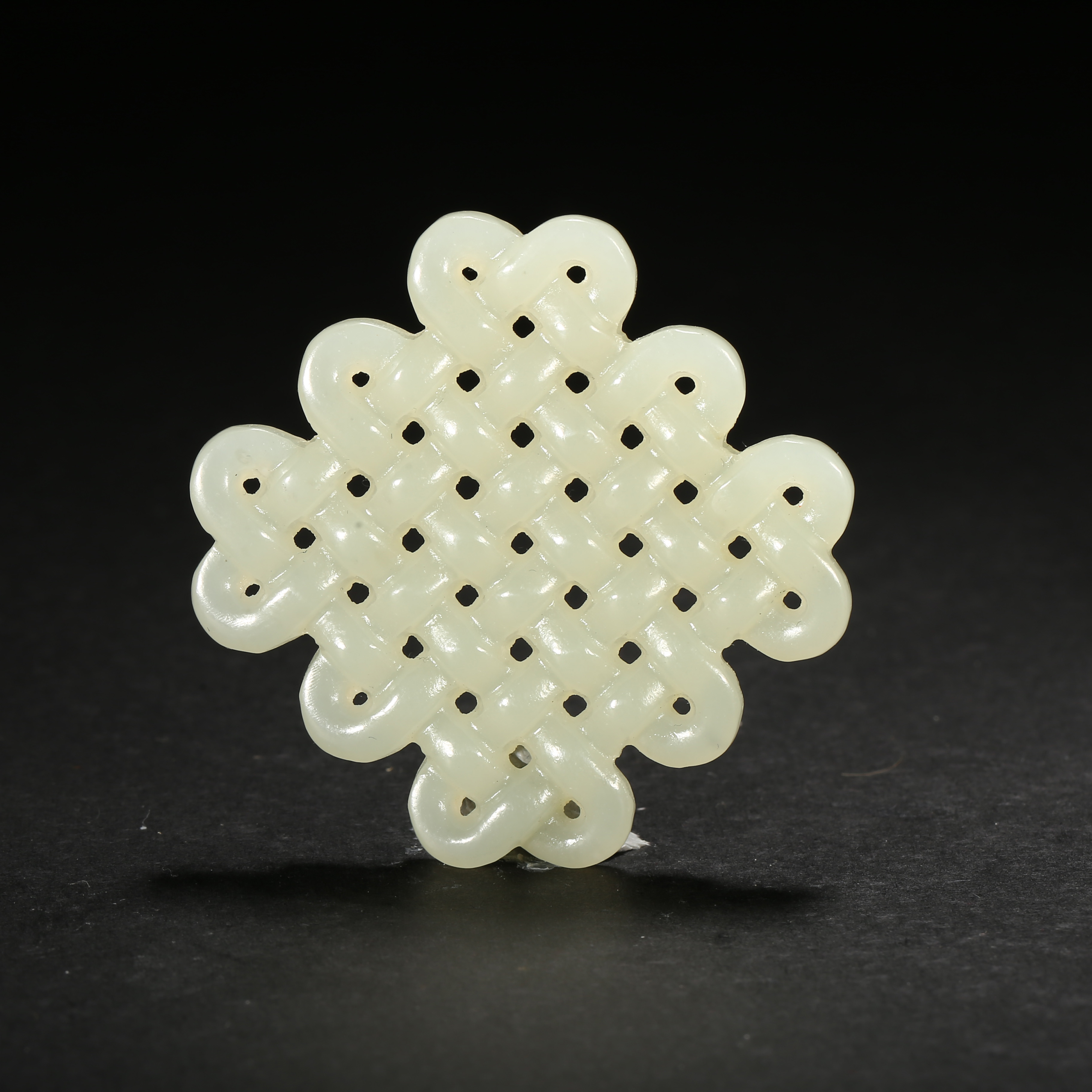 民国*绳纹玉佩/WBGS251015136/和田玉【北京文博】