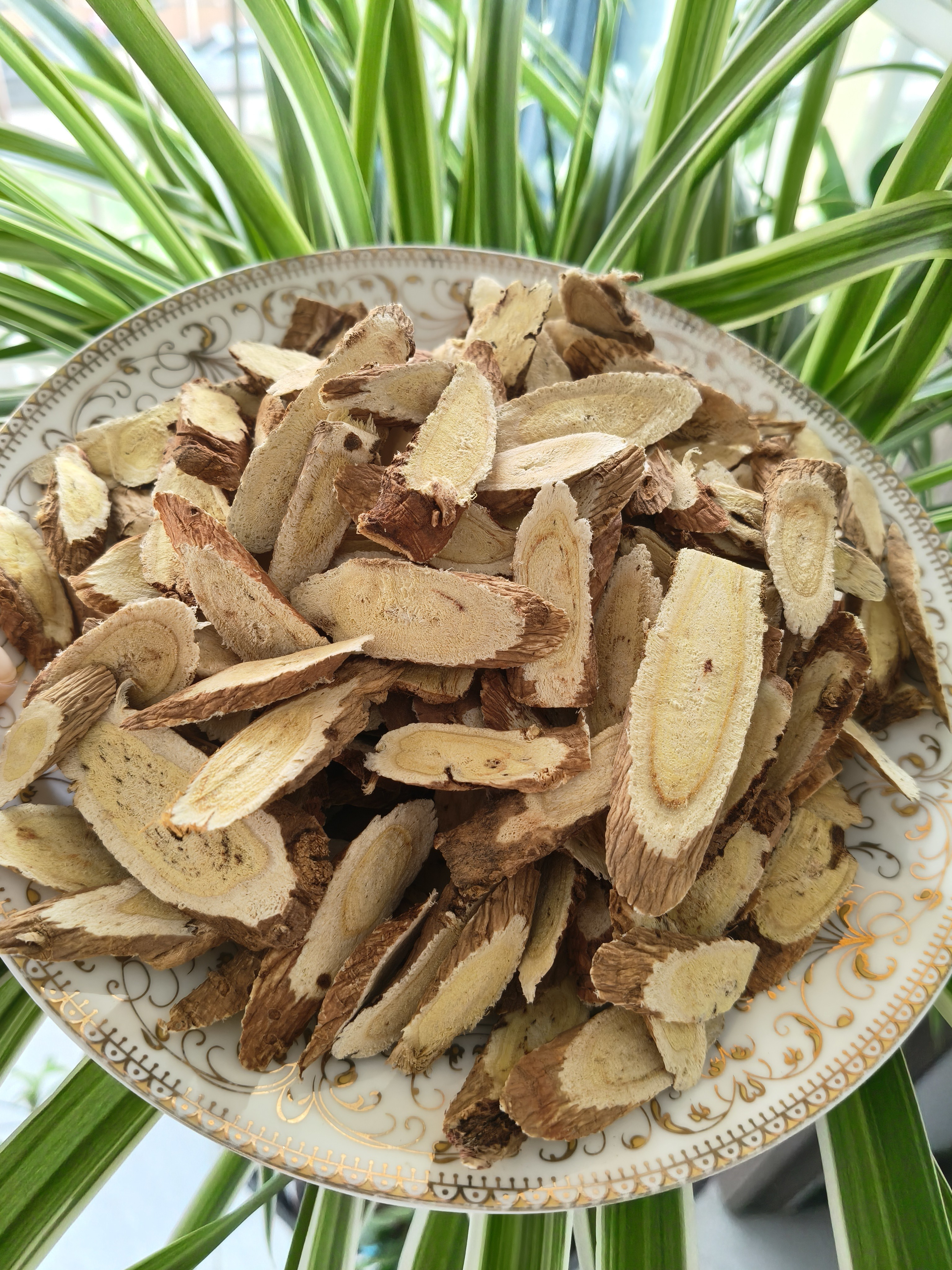 甘肃高原野山货老黄芪～主杆切片～新货无硫～泡水煲汤好食材
