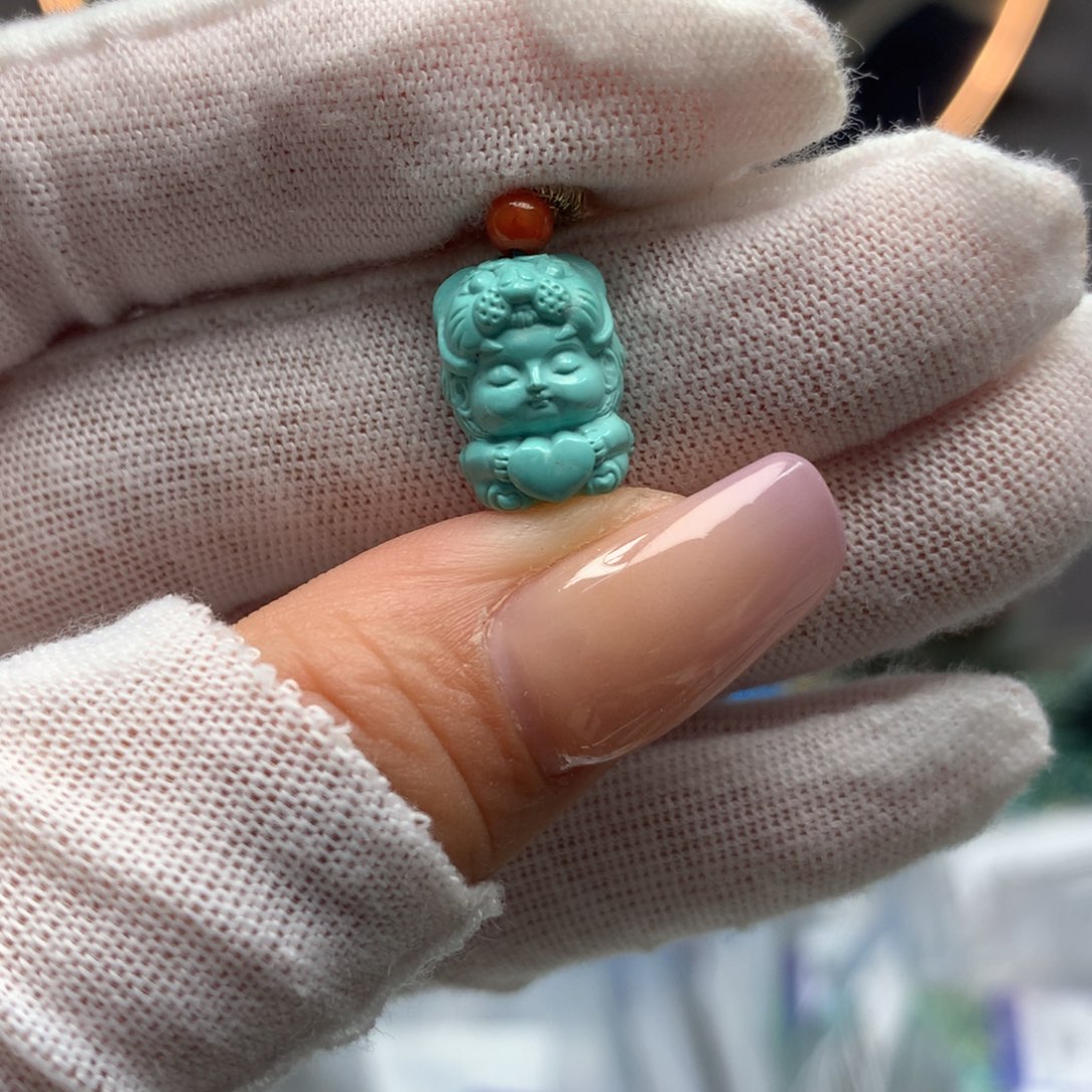 绿松石挂件未镶嵌