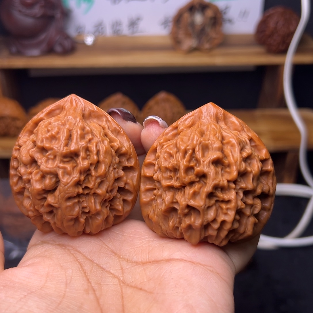 清***酒桃核吊坠官帽福利