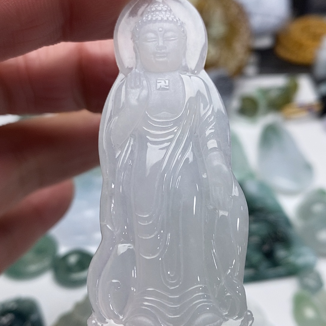 翡翠未镶嵌颈饰12345678