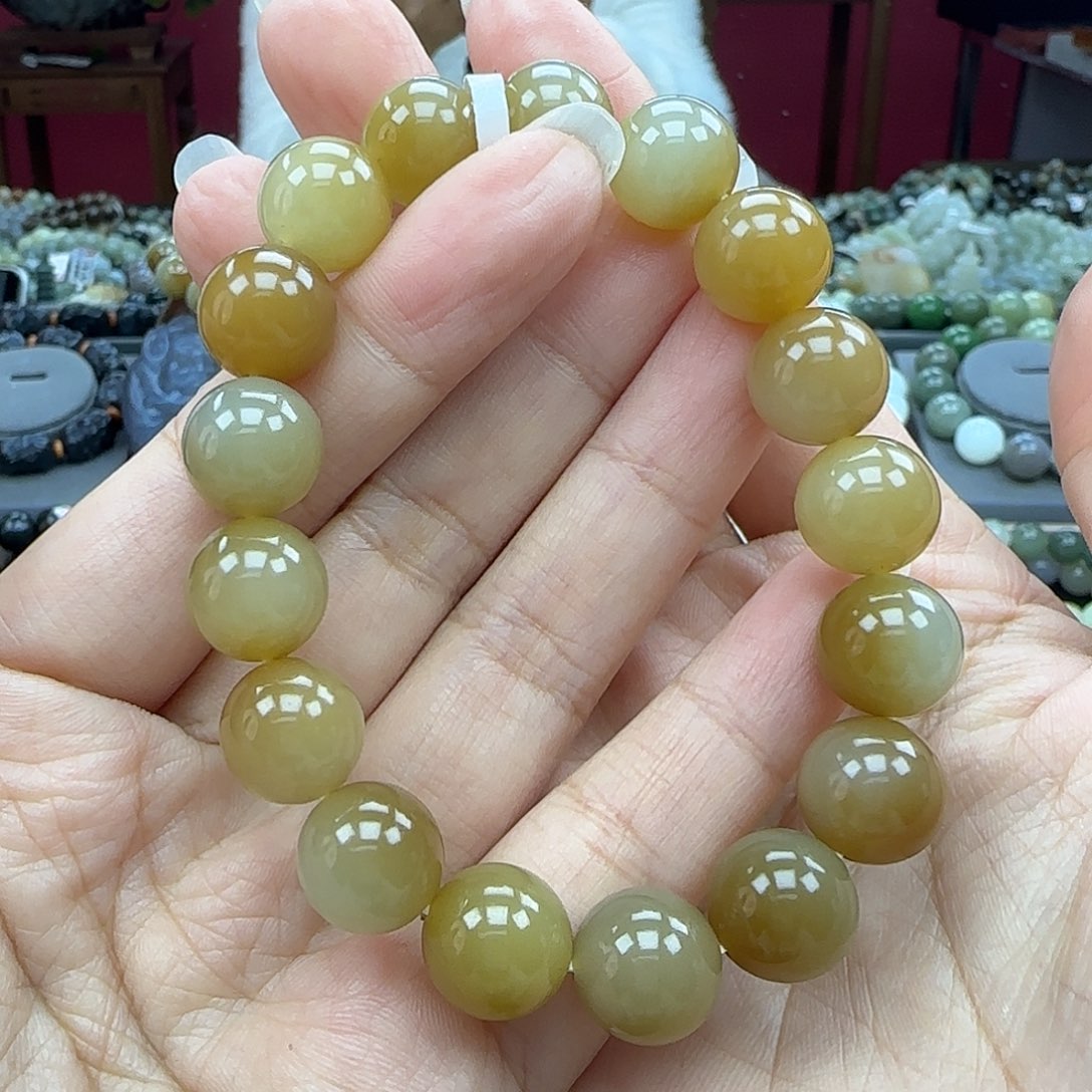 和田玉手链未镶嵌