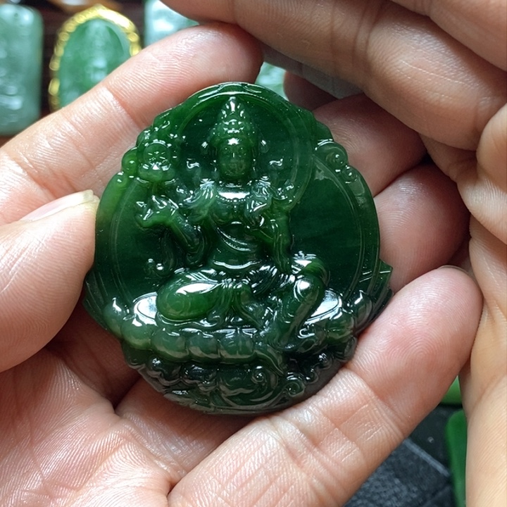 和田玉（碧玉）挂件未镶嵌