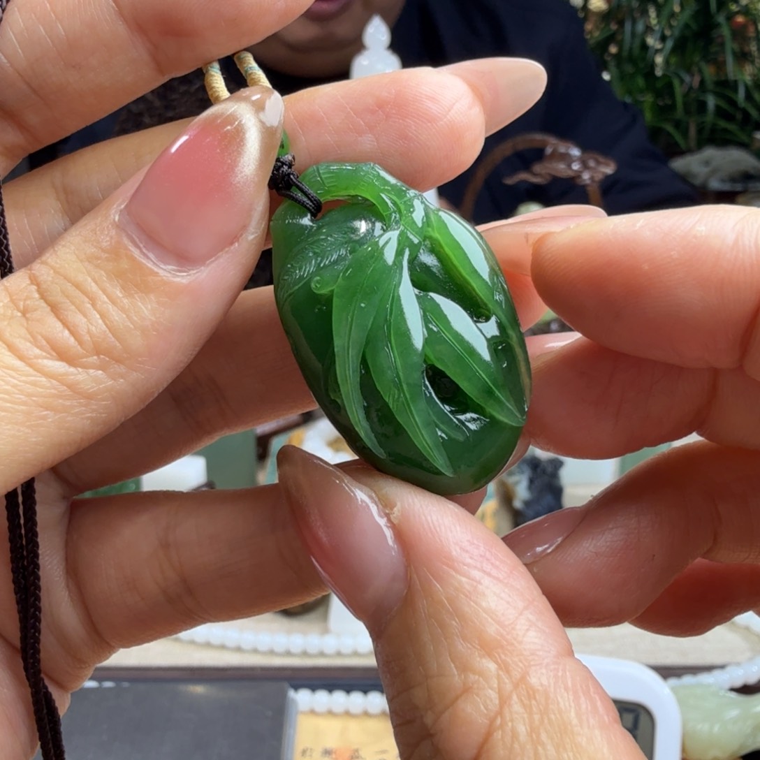 和田玉挂件未镶嵌孤*