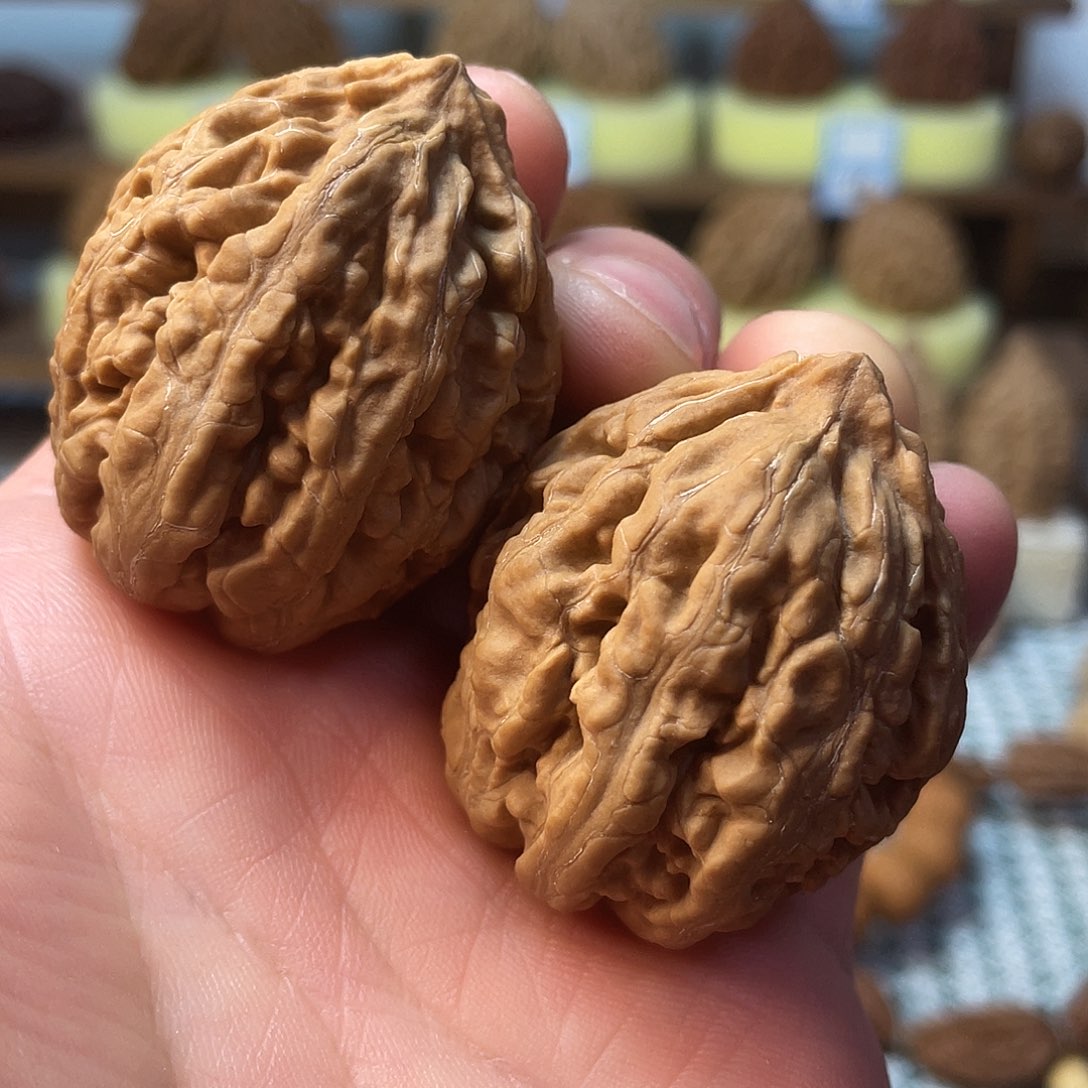 文玩核桃把件秋子血麒麟
