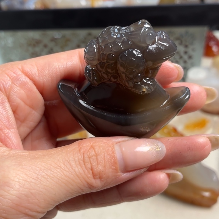 玛瑙/玉髓未镶嵌吊坠(不含链)