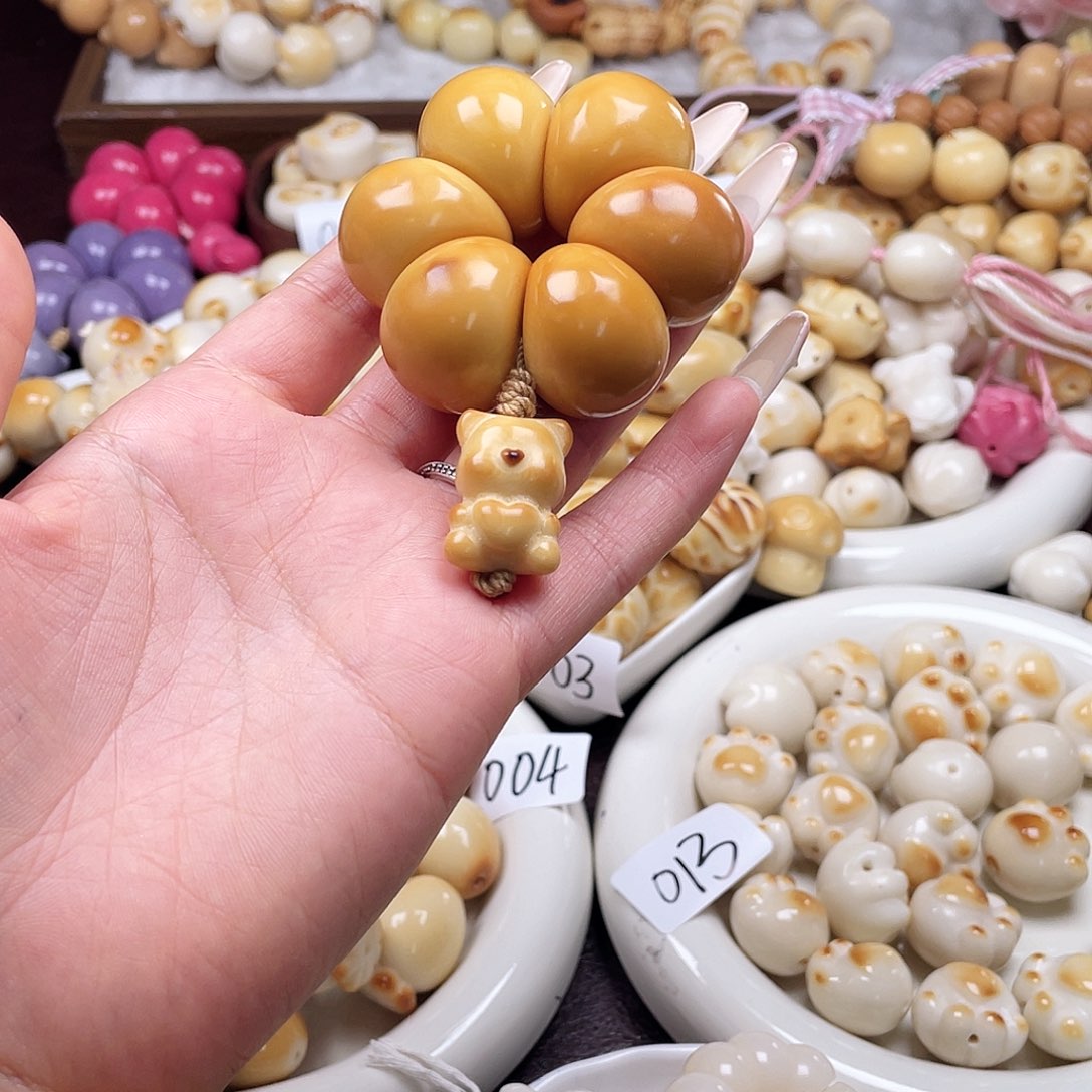 吊坠白玉菩提成品c