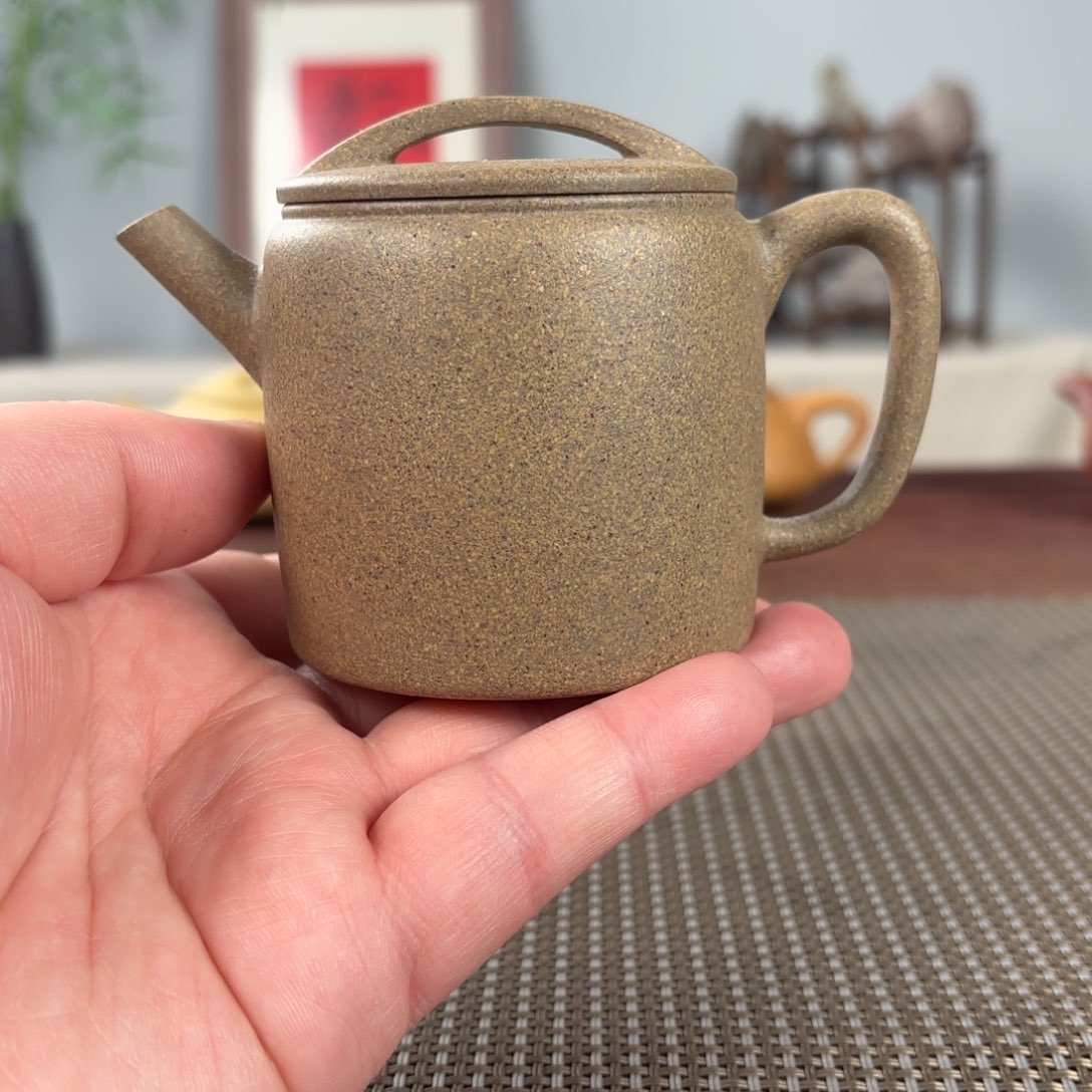 紫砂茶壶微瑕黄龙山原矿紫砂壶