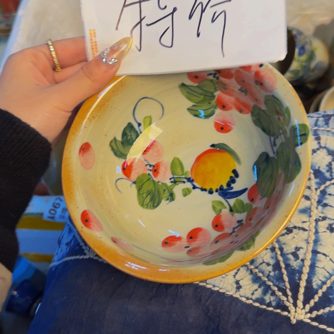 瓷片景德镇陶瓷手工手绘