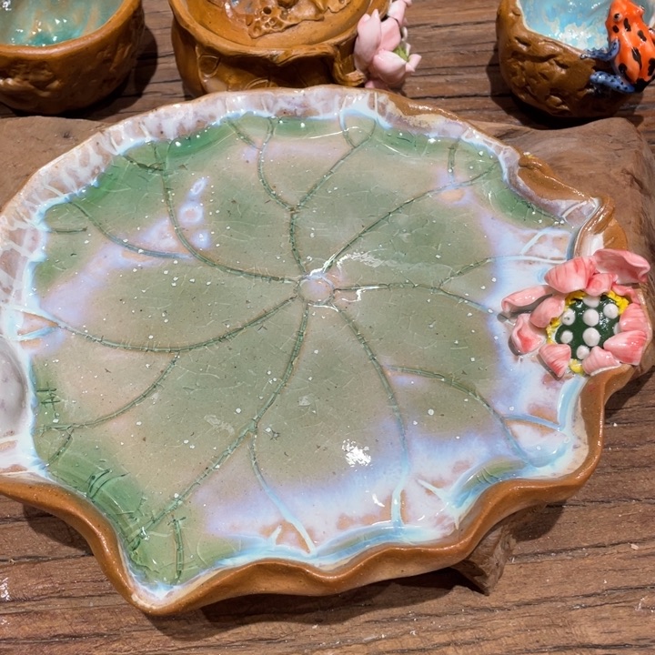 手工制作陶瓷茶具仿生茶器