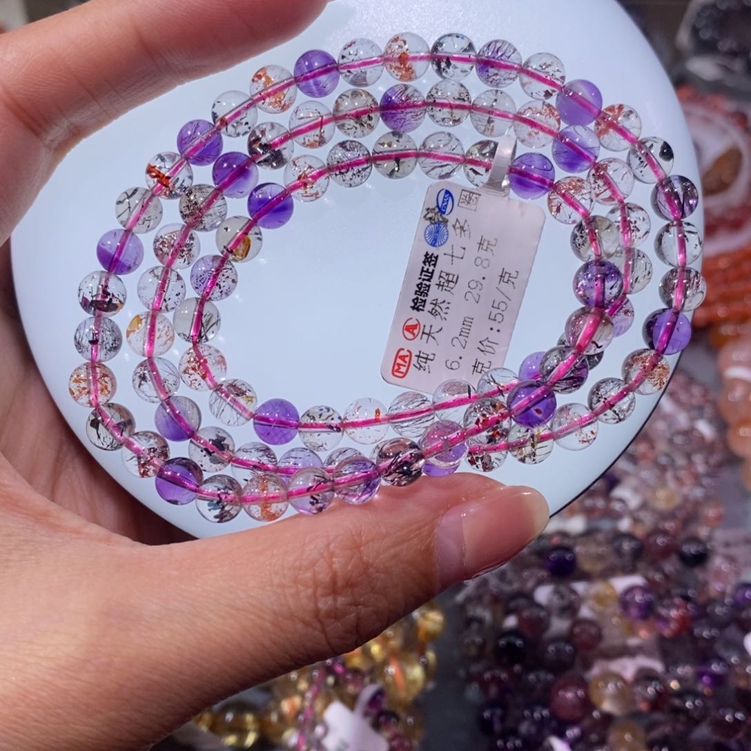 水晶手串未镶嵌手链6.3mm