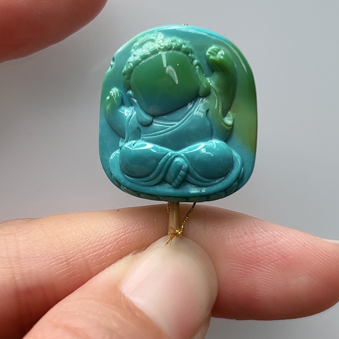 绿松石珠宝奇石未镶嵌