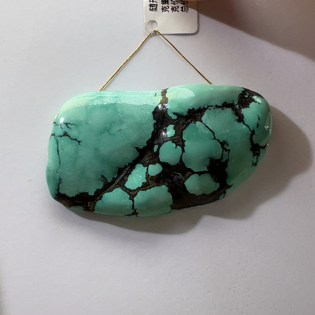 绿松石未镶嵌挂件