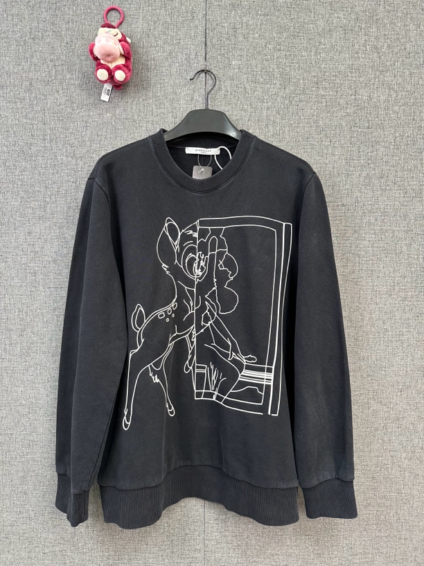 95新 Givenchy/纪梵希 L码/小鹿长袖/r365