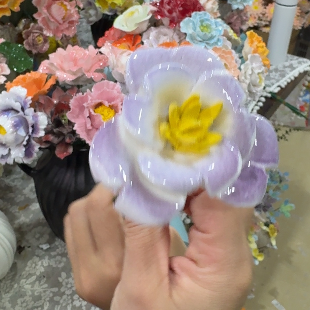 陶瓷花拍满20元发货，退款的拉黑