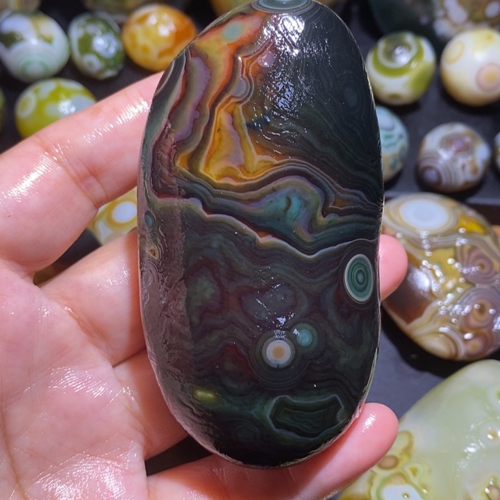 未镶嵌玛瑙/玉髓珠宝半成品10