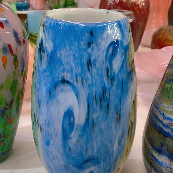 琉璃琉璃花瓶高32k 12