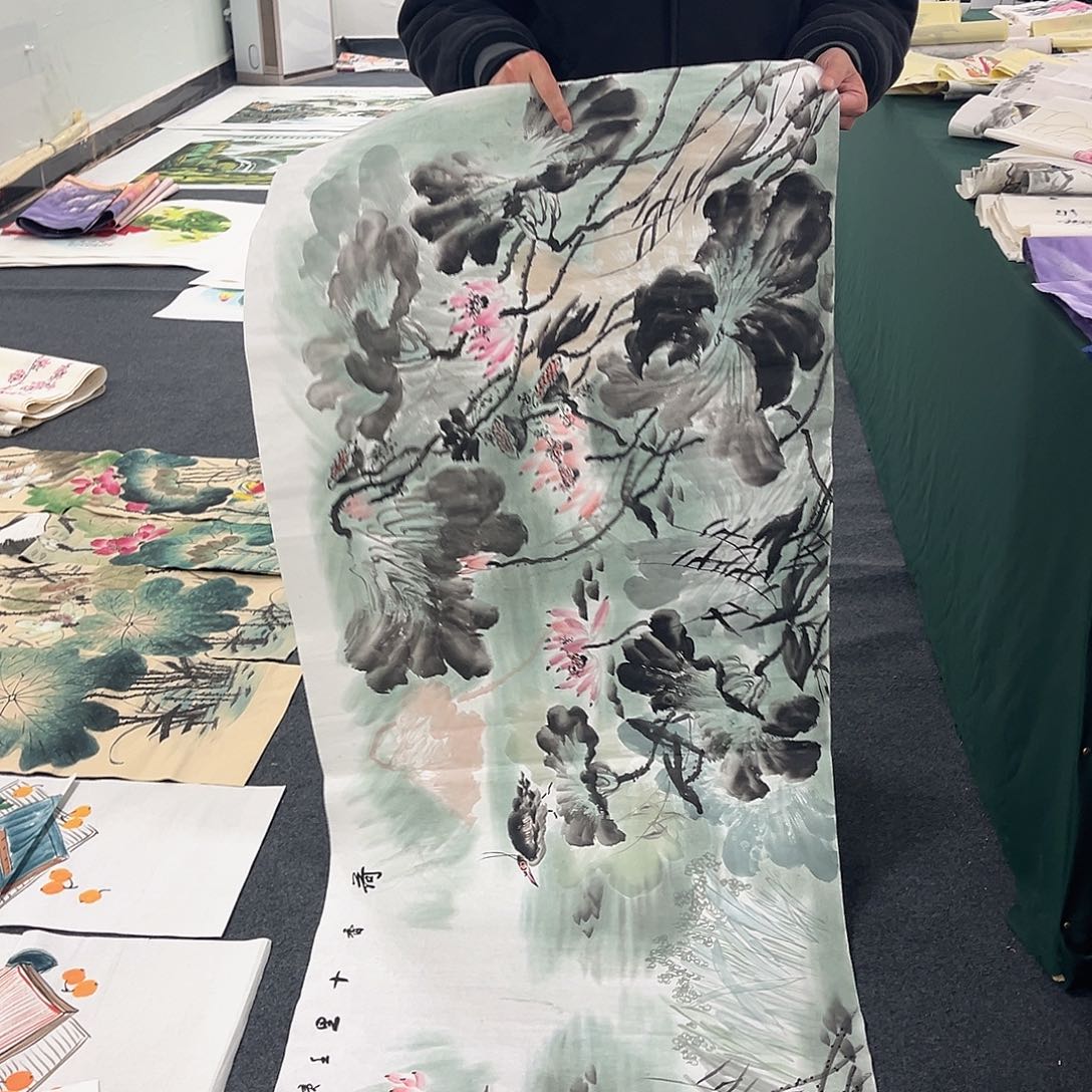 国画国画纯手工作品