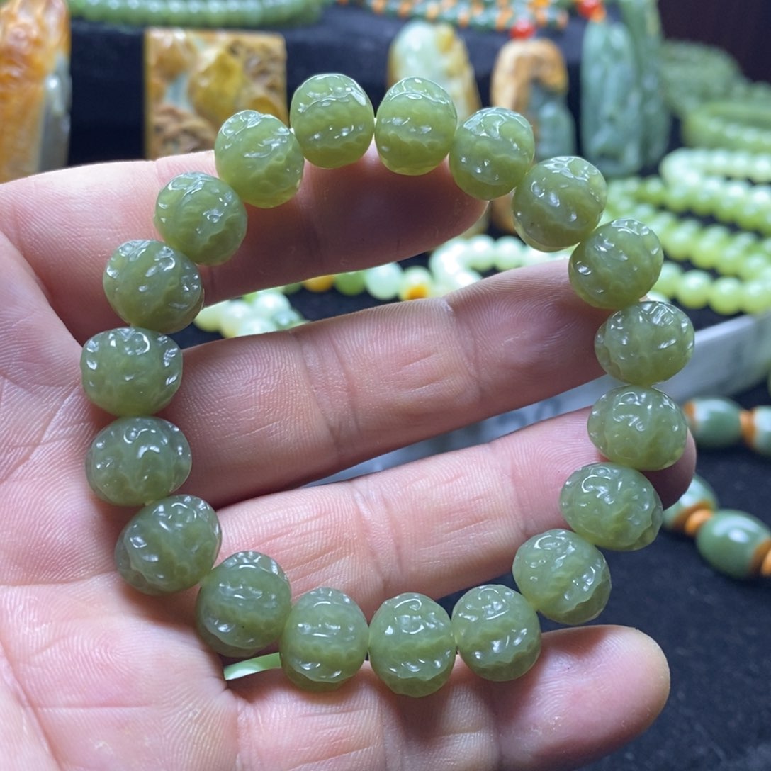 和田玉（糖玉）手链未镶嵌