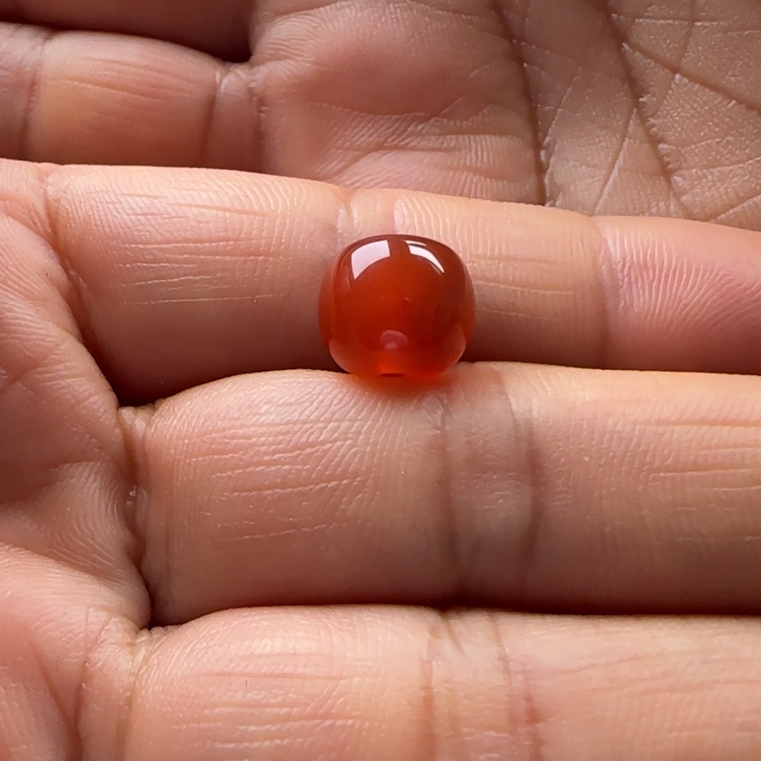 南红玛瑙老型18K金镶嵌