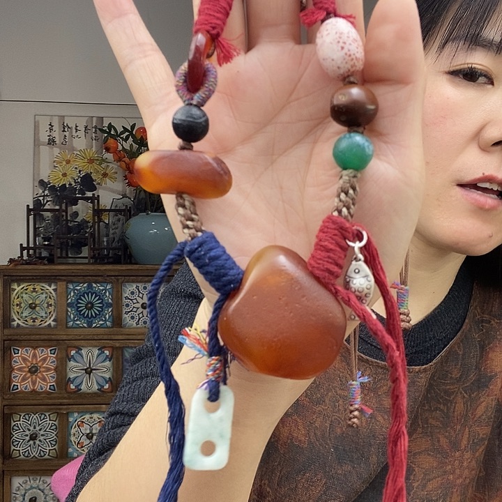 未镶嵌蜜蜡项链项链