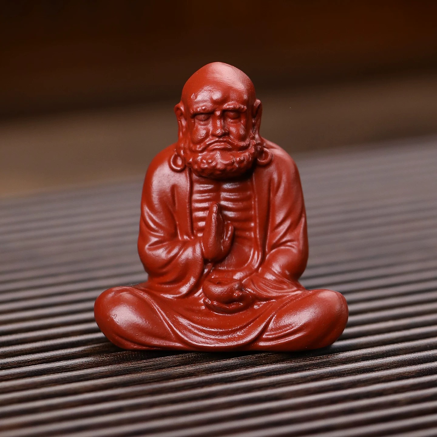 宜兴紫砂茶宠达摩祖师