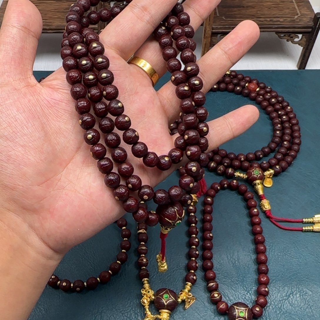 凤眼菩提吊坠凤眼金钉108脖挂8.5